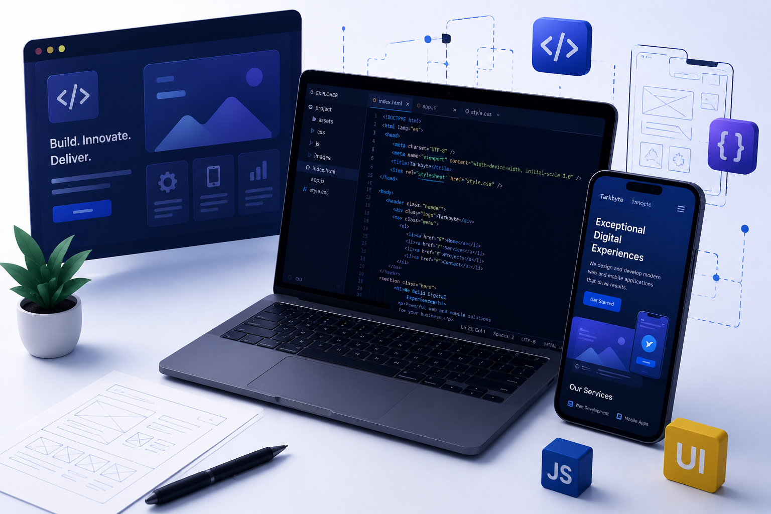 Tarkbyte team at work